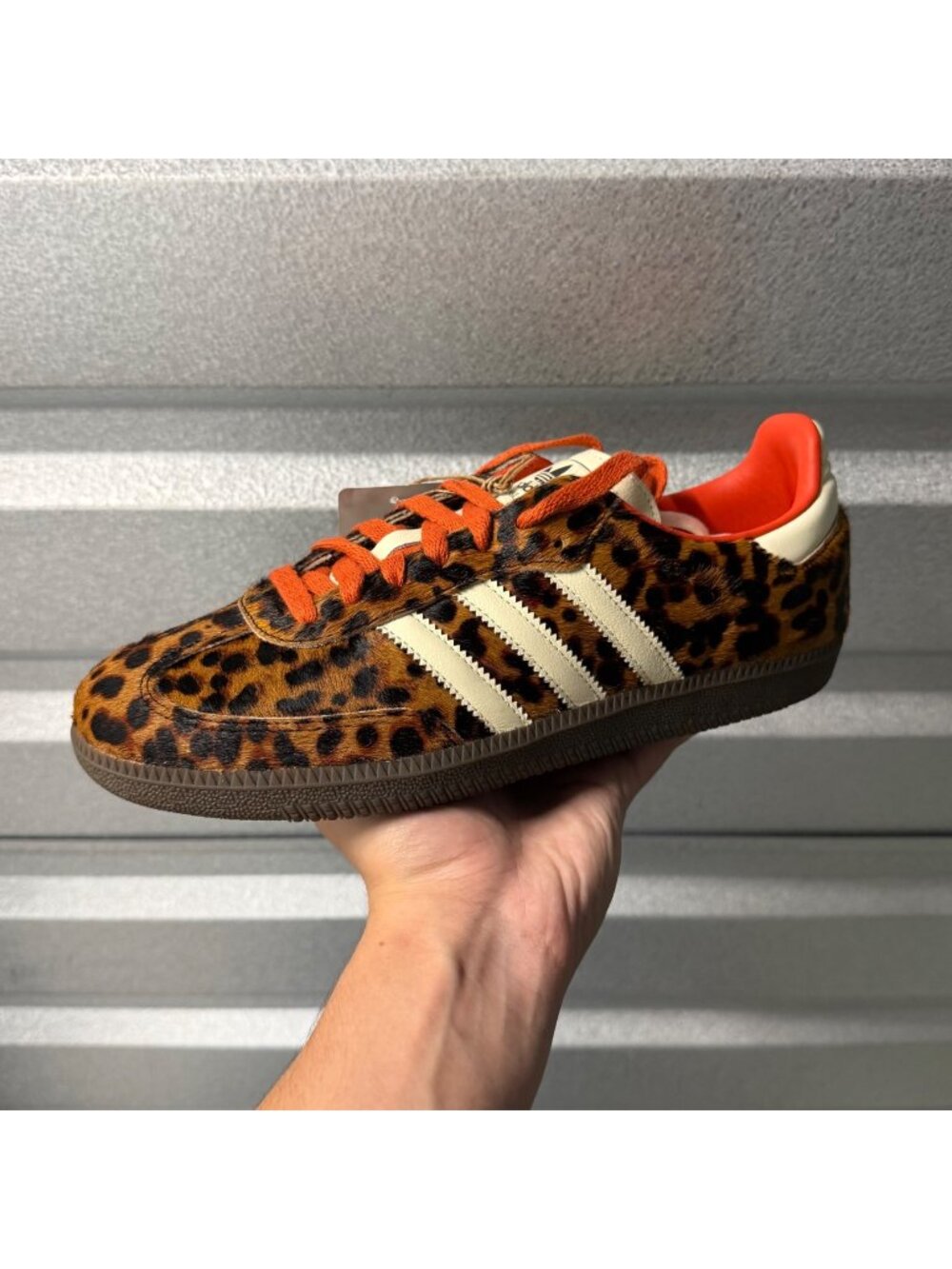 adidas Samba OG Preloved Red Leopard (JI2734) Women's Size 8